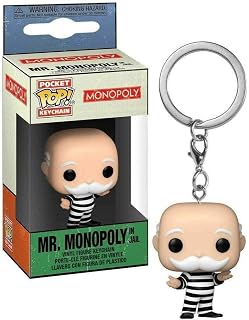 Funko Pop! Keychain: Monopoly - Mr. Monopoly in Jail