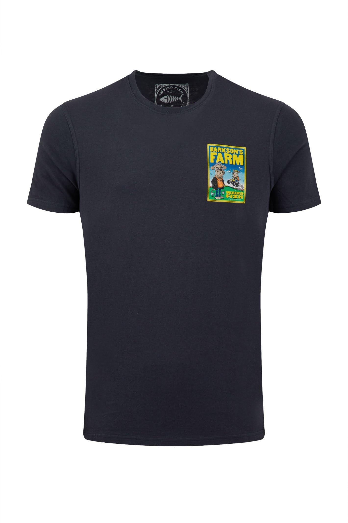 Weird Fish Men's Printed T-Shirt - Navy - L