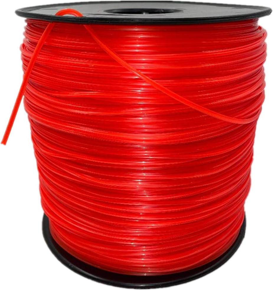 wewr Echo String Trimmer Cross Fire Line 5-Pound Commercial Square .095-Inch-by-1280-ft String Trimmer Line in Spool, Red