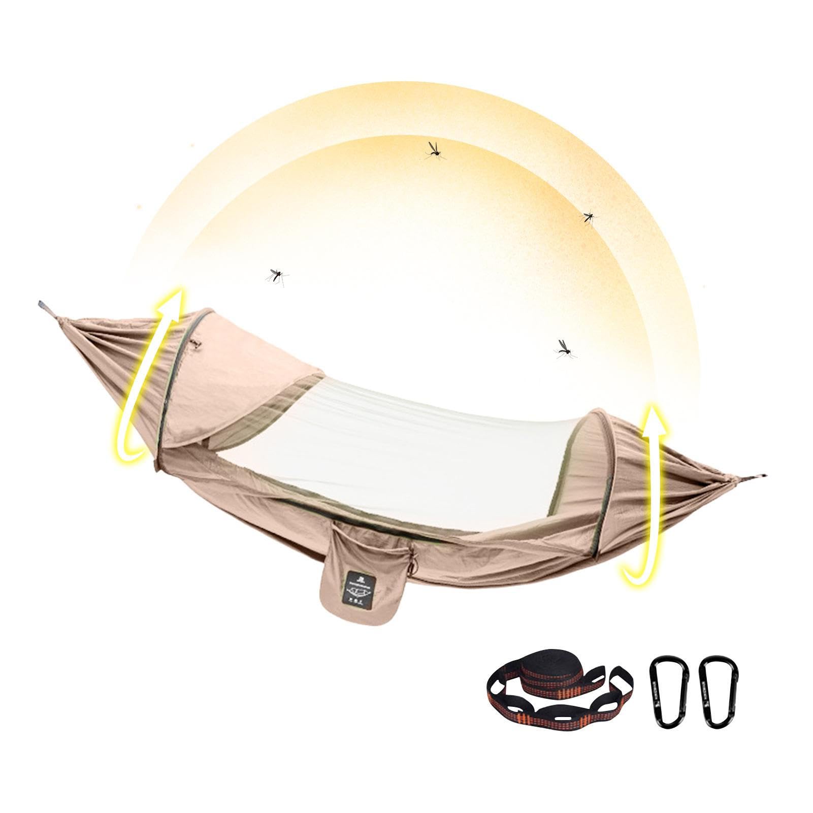 Hammock Camping Swing,Essential Camping Gear With Net, Sun Visors - Hammock Bed, Backpacking Hammock, Essential Camping Gear, Hammock For Camping And Sun Visors Sesoanger