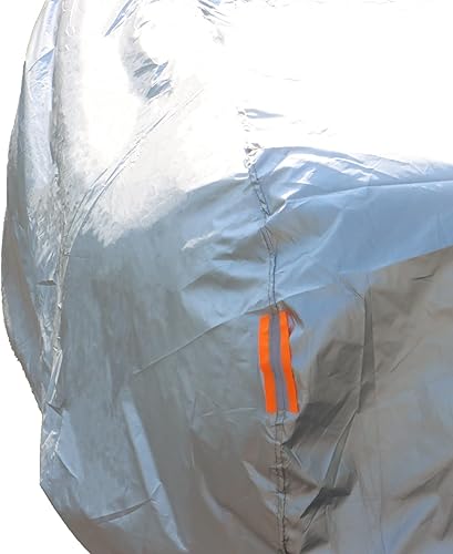Miniatura 5 de Silscvtt Cubierta universal para camioneta de alta resistencia, cubierta universal para automóvil, para todo tipo de clima, 230 x 75 x 65 pulgadas