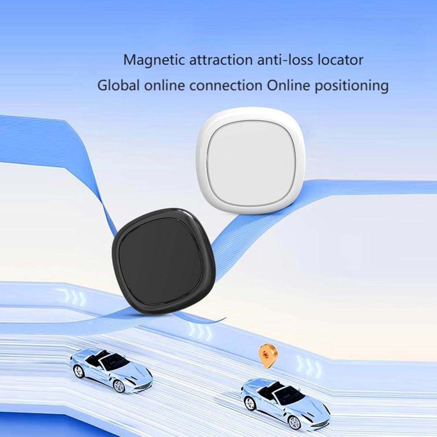 Mini localizzatore GPS magnetico senza quote mensile, batteria 180 giorni, monitoraggio in tempo reale per auto, bambini e animali domestici, copertura UK e UE, app iOS/Android