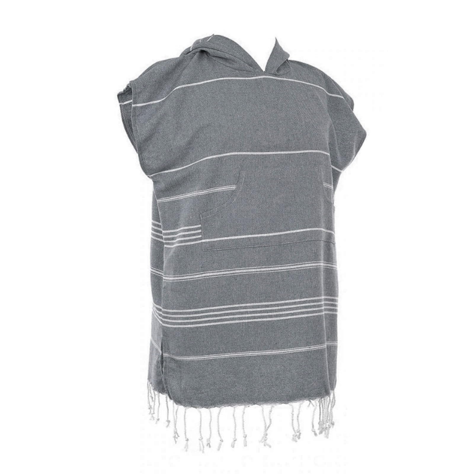 Xjdzineq Bathrobe Absorbent Microfibre Beach Poncho Towel with Hooded Quick Drying for Surfing and Swimming Quick Drying Towel