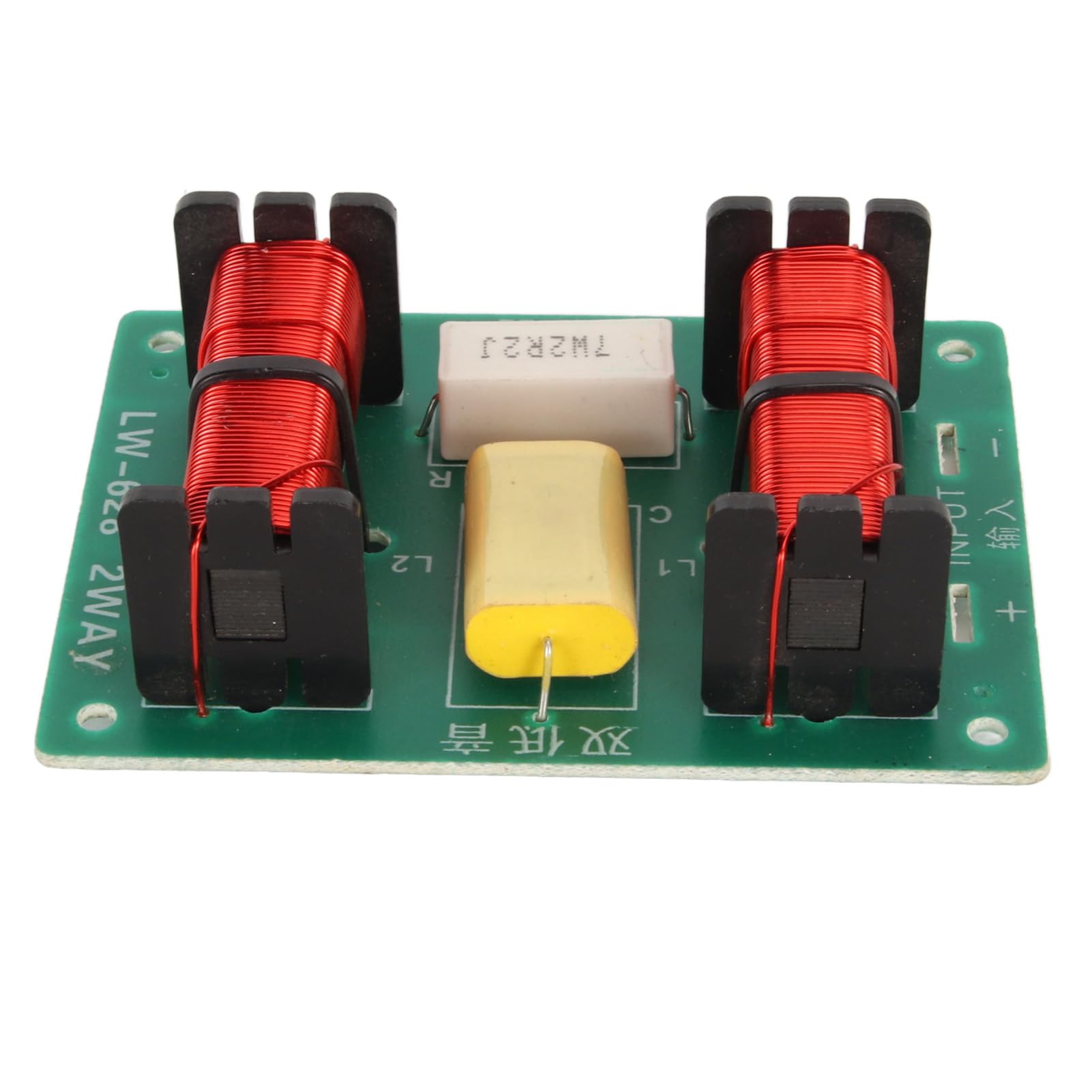 Audio Speaker Frequency Divider, Audio Crossover Filter Distributor Clear Treble 120W Clean Back for Home