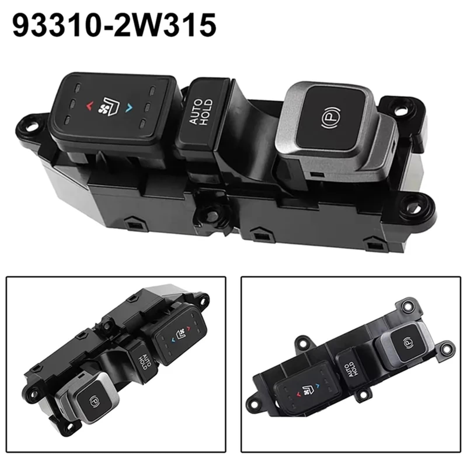 L14A-93310-2W315 Interruptor de Freno de Mano electrónico Freno de estacionamiento Interruptor de calefacción de Asientos Ventana para Hyundai Santa Fe Freno de Mano electrónico para automóvil