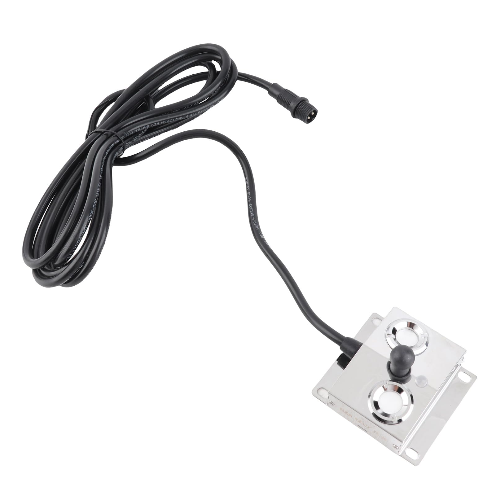 Nebulizador ultrasónico de 2 Cabezales, generador de Niebla de 4,5 l/h, nebulizador de Acero Inoxidable de 36 V con Fuente de alimentación Impermeable IP67, Ideal para estanques,