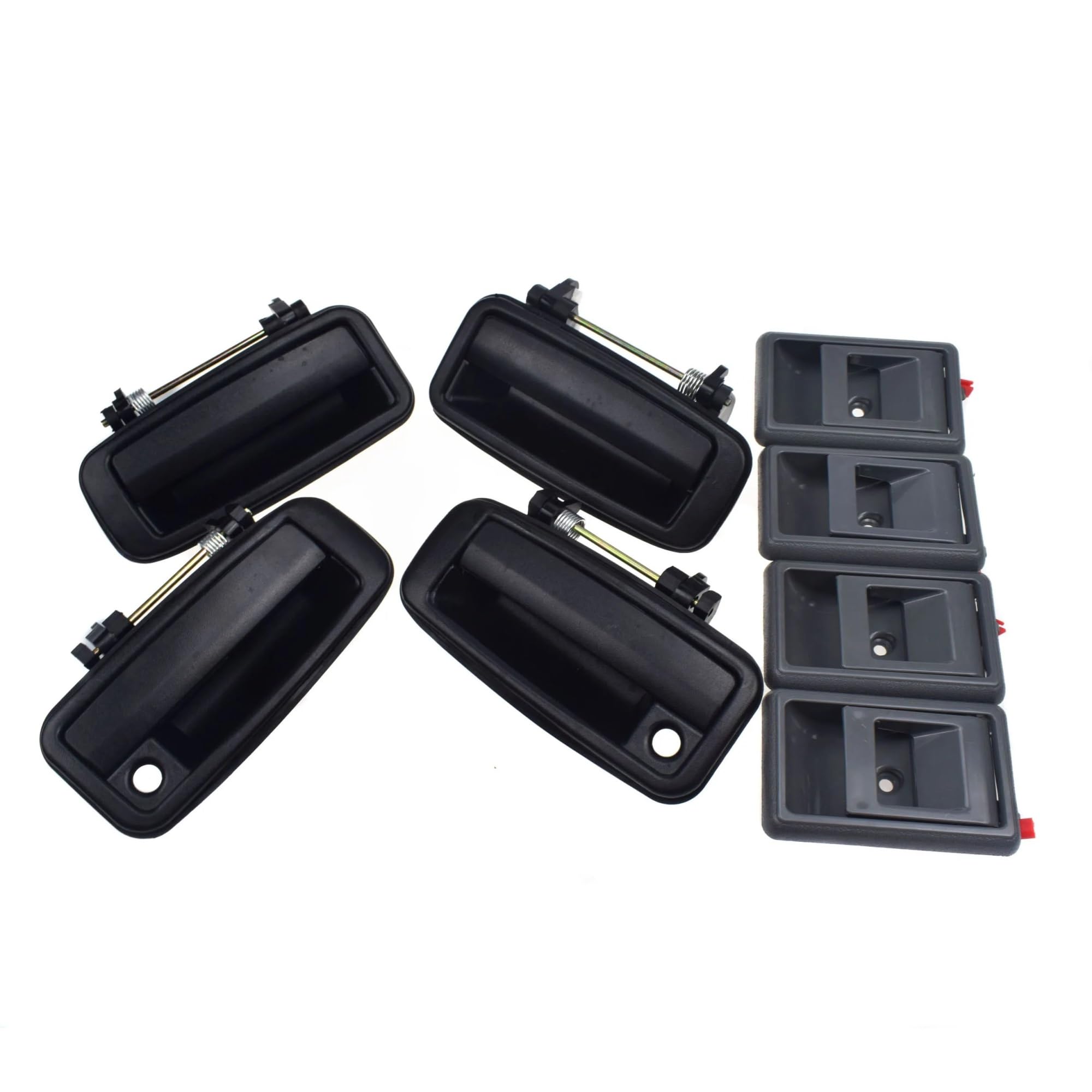 Hillar Outside Interior Kit Door Outer Handle For Toyota For Corolla For Geo For Prizm 1988-1992 Outside Or Inside Door Handle Or With Lock 6922012110,69220-12110(Outside Interior Kit)