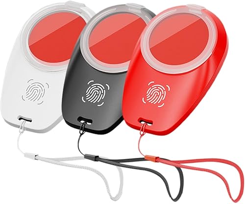 3pcs Quick-Drying Fingerprint Identification Pad Portable Notary Supplies for Applications Ink Pad for Thumbprints Efficient Stamping White Black