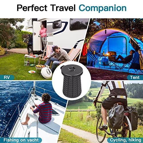 Tabeskly Camping Toilet Portable, Folding Portable for Adults Luggable Camper Festival Caravan Port Loo Campervan Car Travel Cassette Portaloo Composting Chemical Commode - Image 7