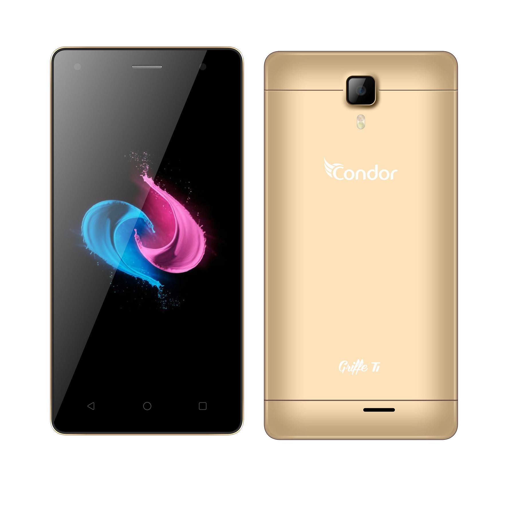 Condor Griffe T1 Dual SIM - 8GB, 1GB RAM, 4G LTE, Black