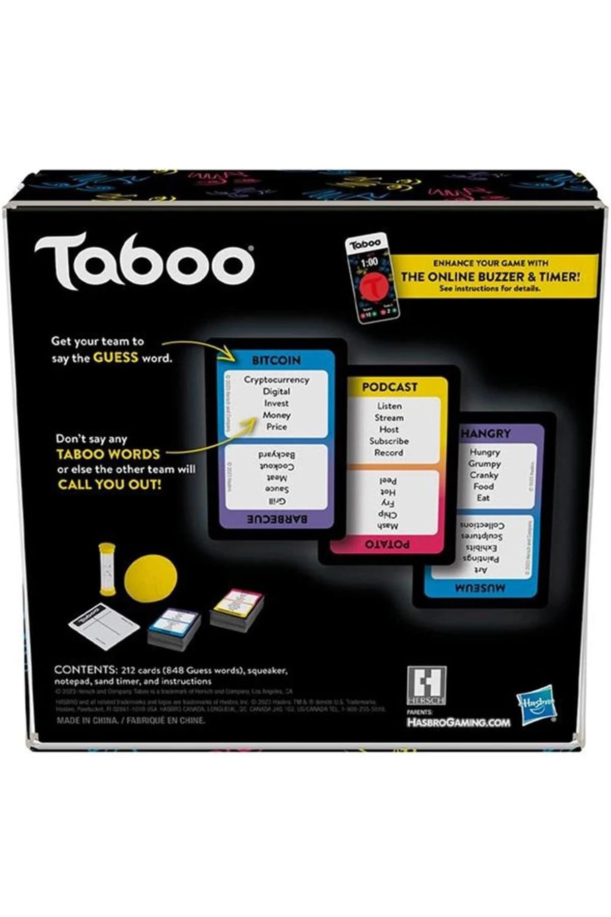TABOO, Jeu de boxe Tabou