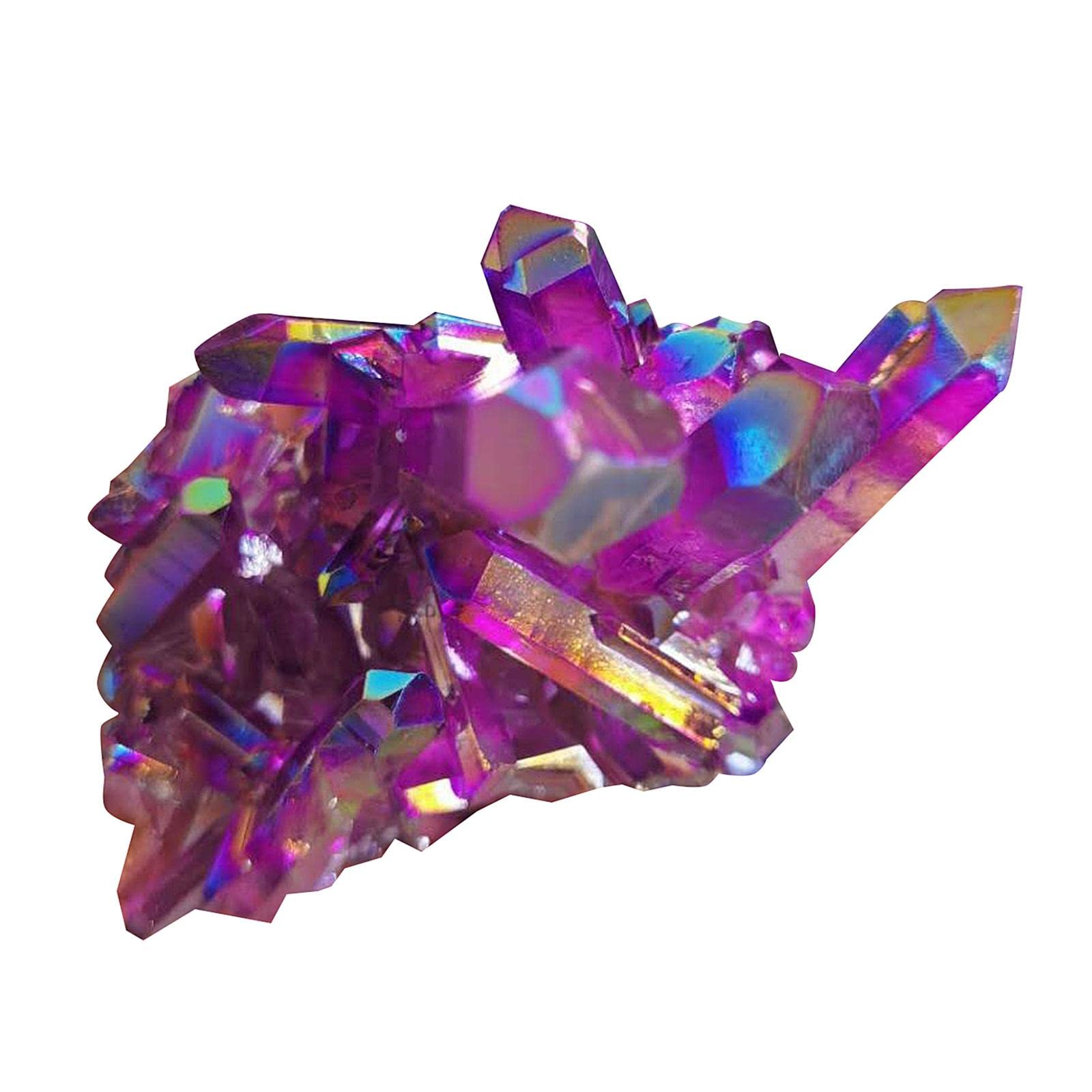 CLUB BOLLYWOODNatural Quartz Amethyst Cluster Purple Colorful for Home Decors About 40 grams