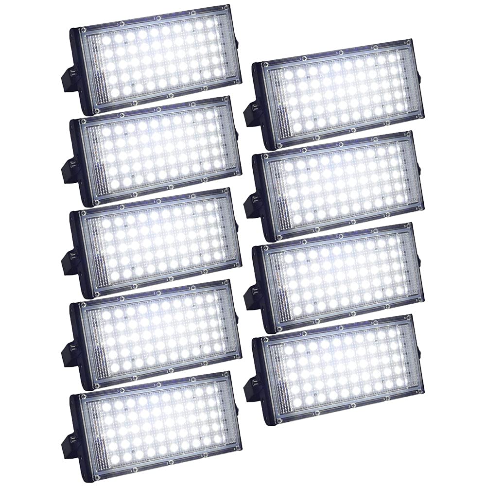 MLD 20 watt Led Brick flood focus Light for 50LED base IP65 outdoor indoor Waterproof with white Lamp - 20W 220V AC Pack of 9 (B09G6RW6Q8) Amazon Price History, Amazon Price Tracker