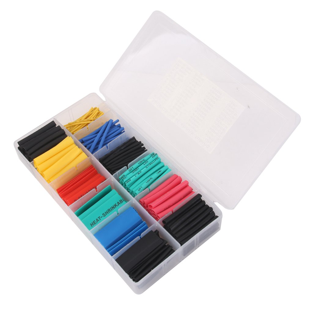 REES52 Assorted 280Pcs Colorful Heat Shrinkable Tubing Wire Cable Sleeve 8 Sizes (B01AG9J5MS) Amazon Price History, Amazon Price Tracker
