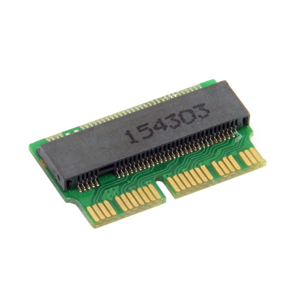Cablecc Tarjeta de conversión de SSD AHCI de 12+16 pines 2014 2015 a M.2 NGFF M-Key AHCI SSD para A1493 A1502 A1465 A1466