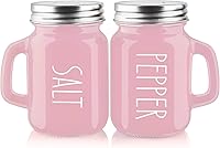 Vista 12 de Juego de salero y pimentero de 4 onzas, bonito salero y pimentero, decoración de cocina para el hogar, restaurantes, bodas, juegos de coctelera