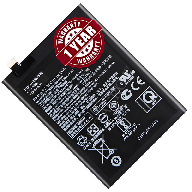 Image of Original C11P1806 Battery Compatible with Asus Zenfone 6 | 6z - (5000mAh) - 1 Year Warranty CD4