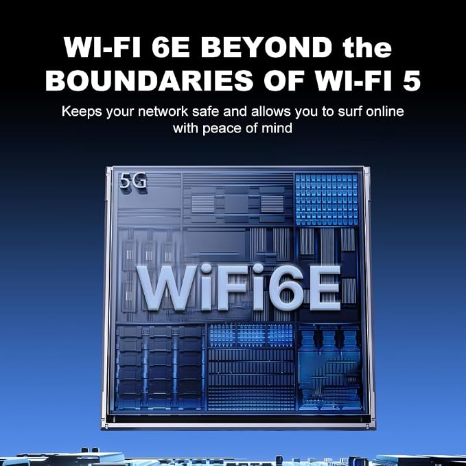 Tarjeta PCIe WiFi 6E Tri-Banda 5400Mbps Bluetooth 5.3 miniatura 2