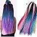 VERVES Ombre Senegalese Twist Hair 6 pack/lot 24 inch Crochet braids 30 Roots/pack Synthetic Braiding Hair for Women (three ombre 39)