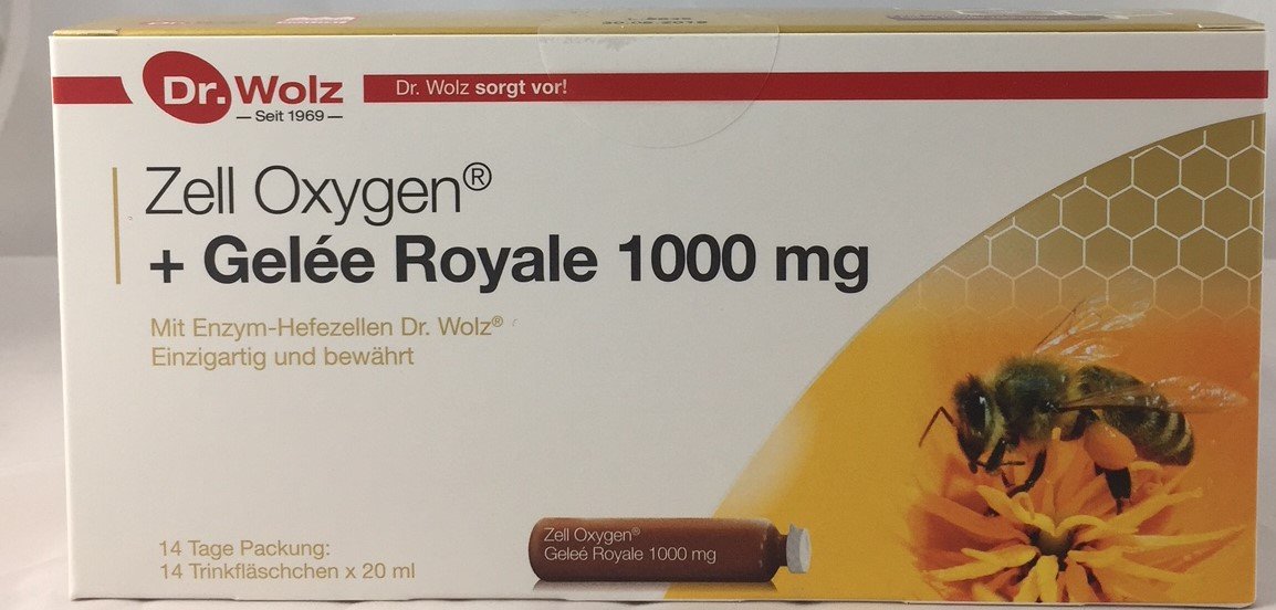 Dr. Wolz Zell Oxygen + Gelée Royale 1000mg, 2 x 14