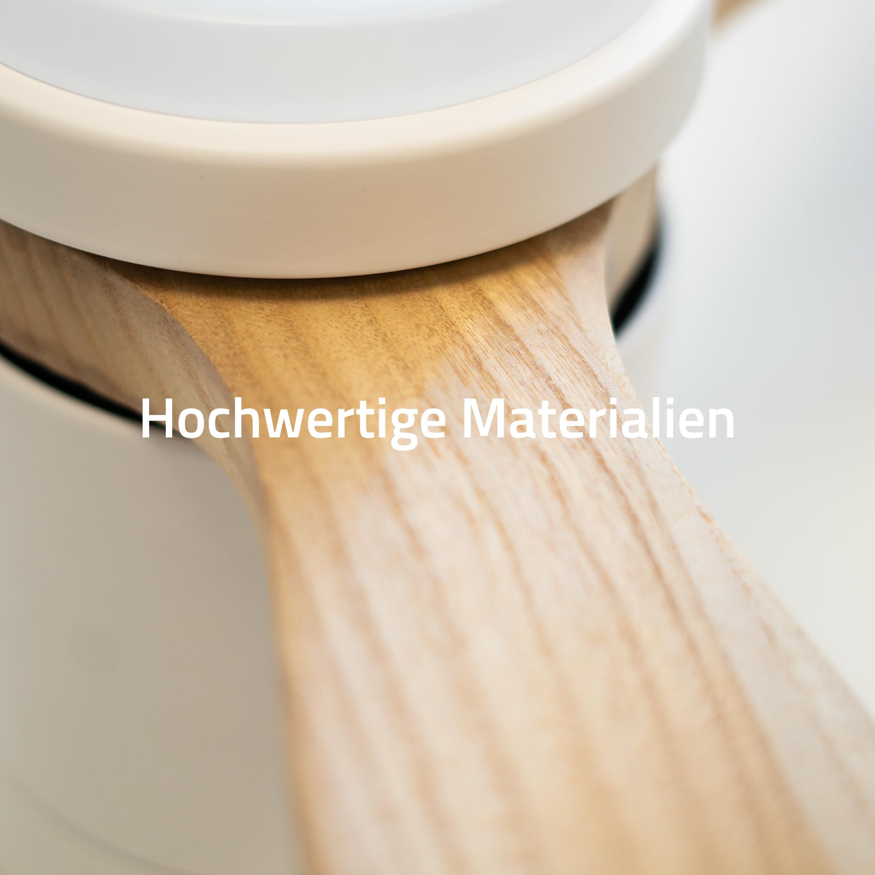 Hombli Smart Deckenventilator mit LED-Licht, warmweiß, kaltweiß, dimmbar, Appsteuerung WLAN, 132 cm, leise 35W Motor, Räume bis 35 qm - Holz hell | Ventilator mit Beleuchtung, App-Steuerung, Räume bis 35 qm, LED-Licht, warmweiß, niederländische Marke für