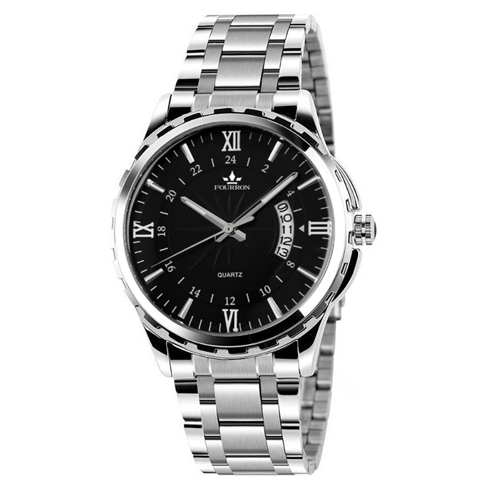 Oligitdi Men's Black Quartz Watch - Image 1