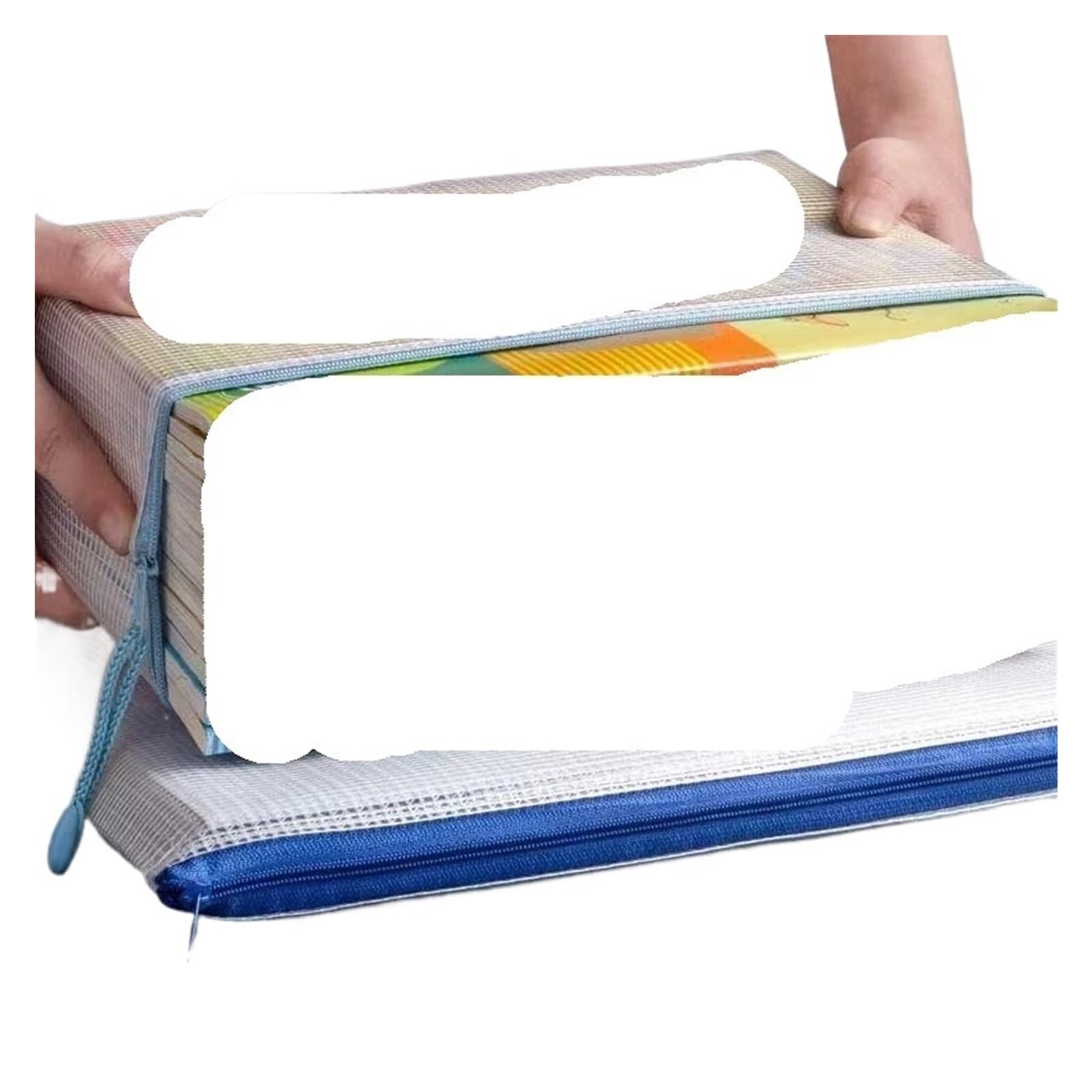 Lot de 24 pochettes en plastique transparent avec fermeture éclair pour documents, fournitures de bureau pour le rangement de documents de bureau