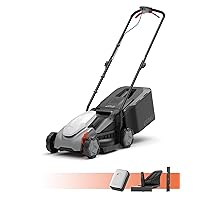 Litheli Tagliaerba Tosaerba a Batteria 33cm, 5.0Ah Batteria