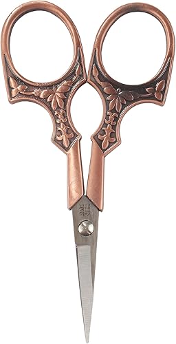 JubileeYarn - Tijeras de bordado de estilo antiguo, color cobre, 1 par