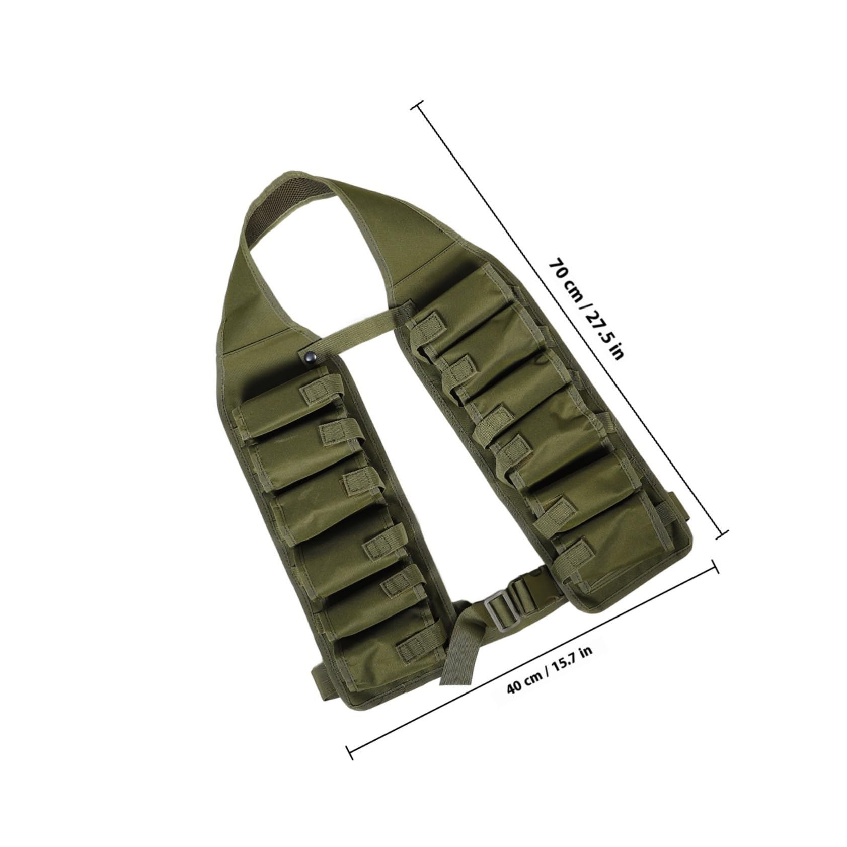 Hemobllo Ceinture Porte-bière Design Boucle Pratique Plusieurs Poches en Toile Ajustable pour Camping et Randonnée en Plein Air