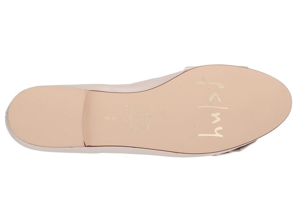 

French Sole Devout Bow Flat (Off-White Leather) Women's Shoes