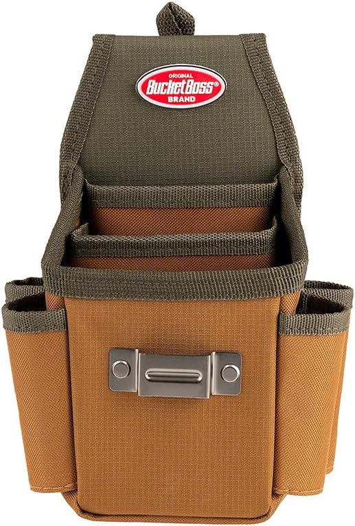 Bucket Boss - Utility Plus Pouch with FlapFit, Pouches - Original Series (54175), Brown