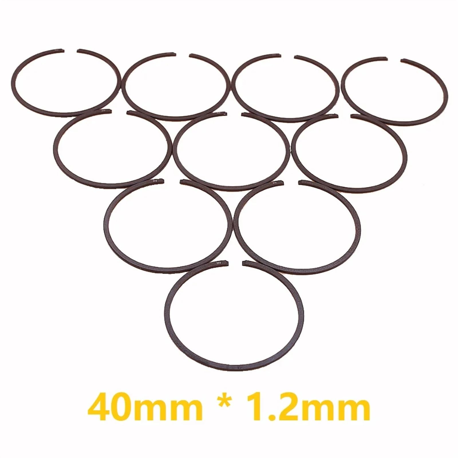 4 Segments De Piston 40mm X 1.2mm - Pour Débroussailleuse FS400, Tronçonneuse STIHL MS210, MS230, Etc. - Restaure La Compression