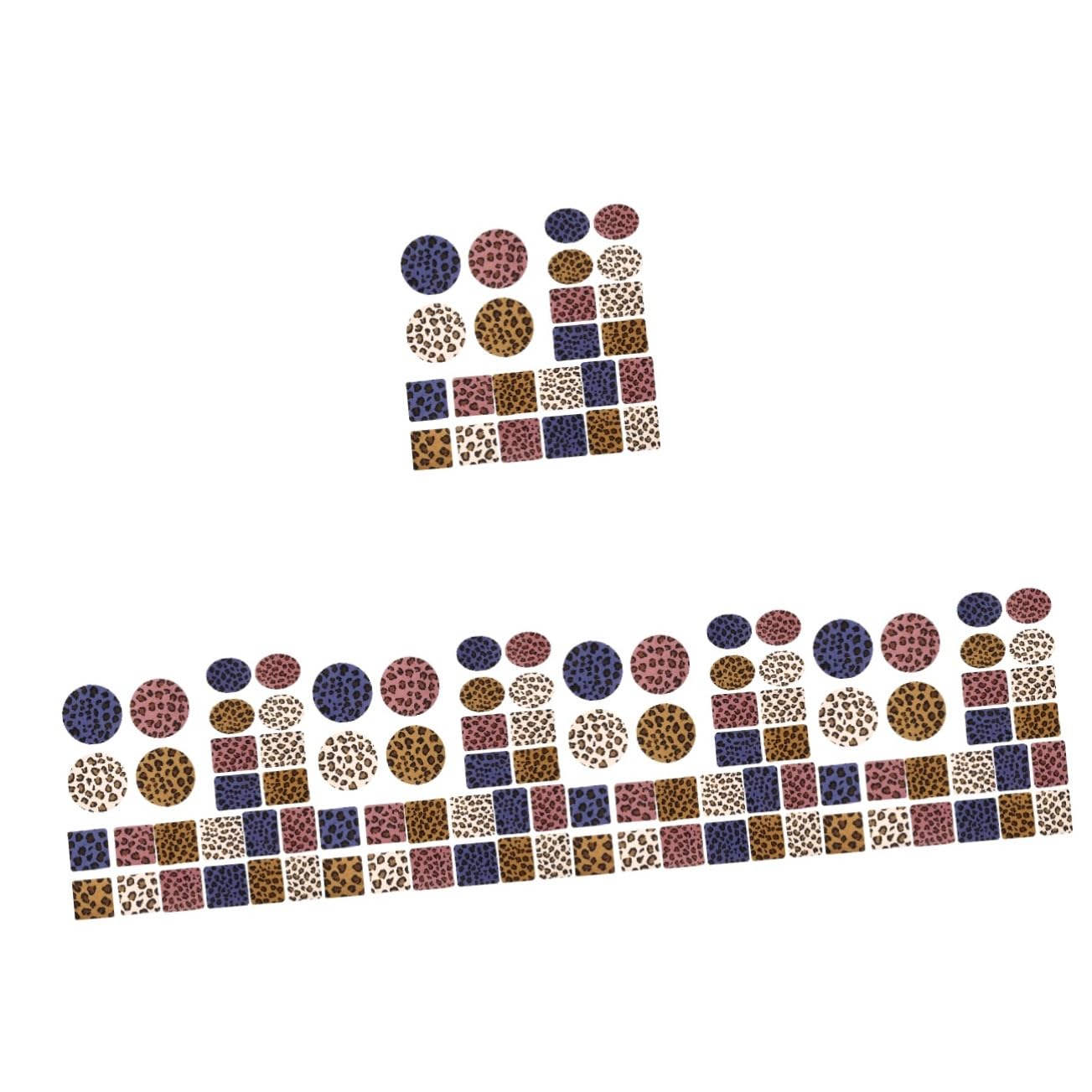 DOITOOL 5 Set Toppe Decorativi Stile Per Abbigliamento Resistenti All Usura Per Riparazioni E Decorazioni Giubbotti Jeans E Accessori 24 Pezzi * 5