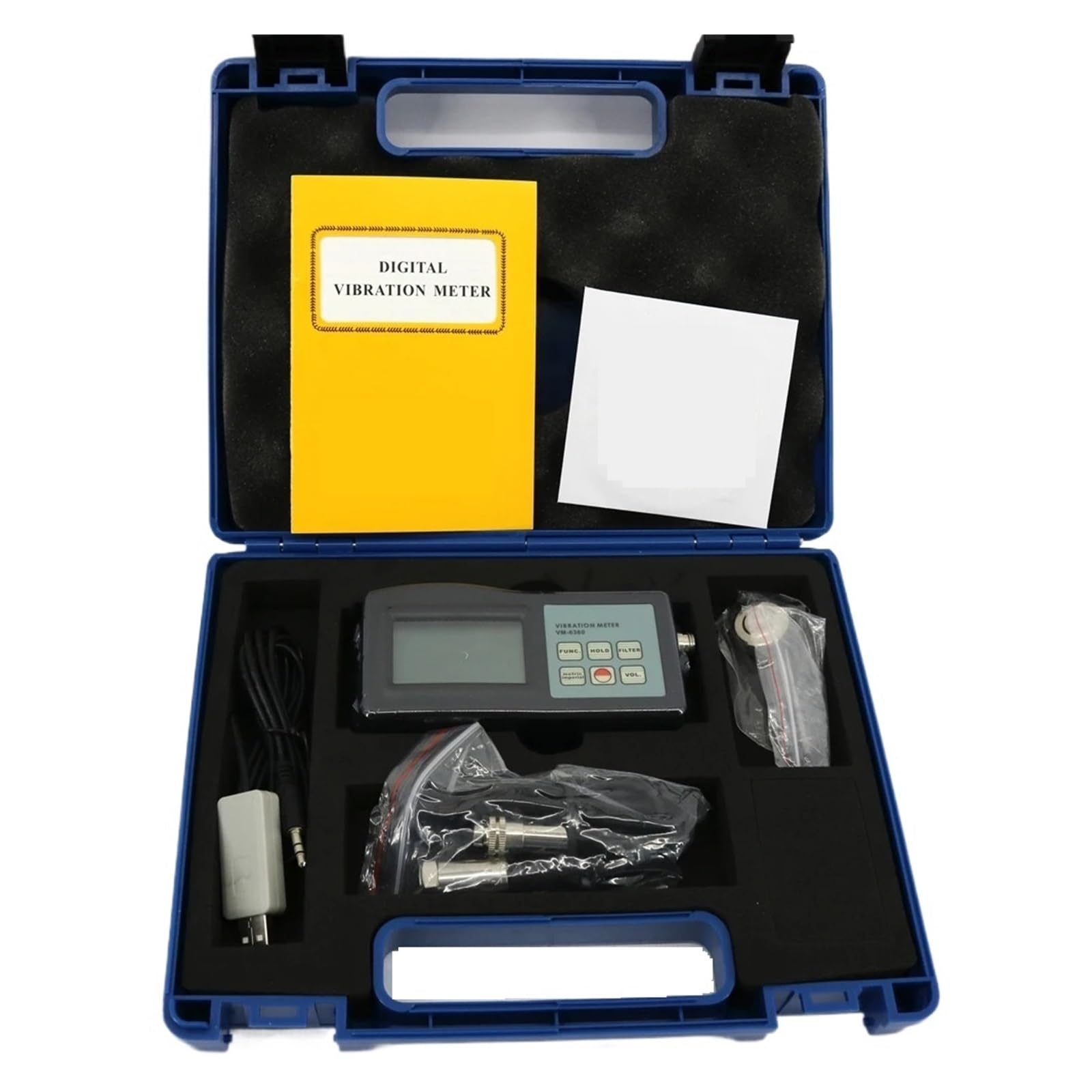 Miernik drgań Cyfrowy wibrometr ręczny VM-6360 Cyfrowy wibrometr tester Wibrometr