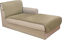 Vista 34 de U-NICE HOME Funda para sillón reclinable, reversible, con correas elásticas, resistente al agua, protege de perros y mascotas, sillón extragrande