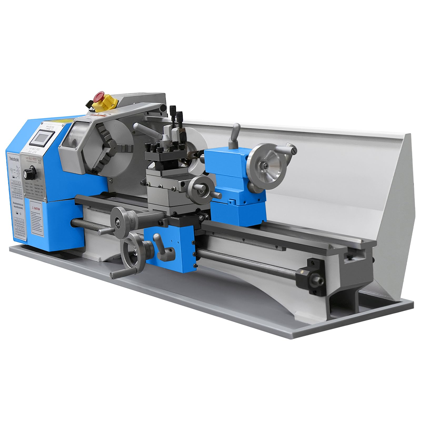 Tornio metallico Mini professionale senza spazzole, 1100 W, 220 x 750 mm, blu, 220 V, tornio di precisione per la lavorazione domestica e officina