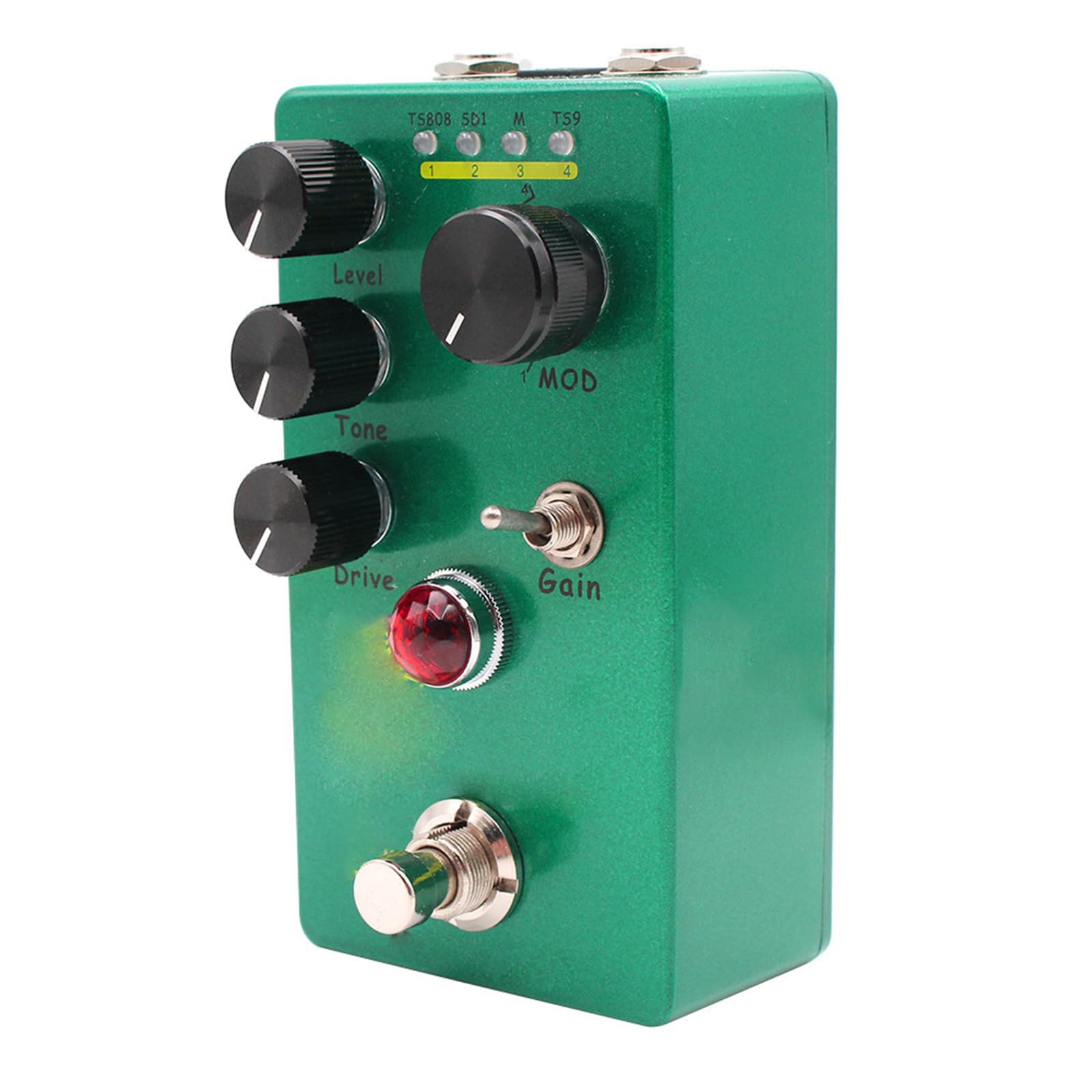Pedale Effetti per Chitarra Professionale Pedale Effetti distorsione True Bypass Accessori per Chitarra Full Metal Shell Controller azionamento