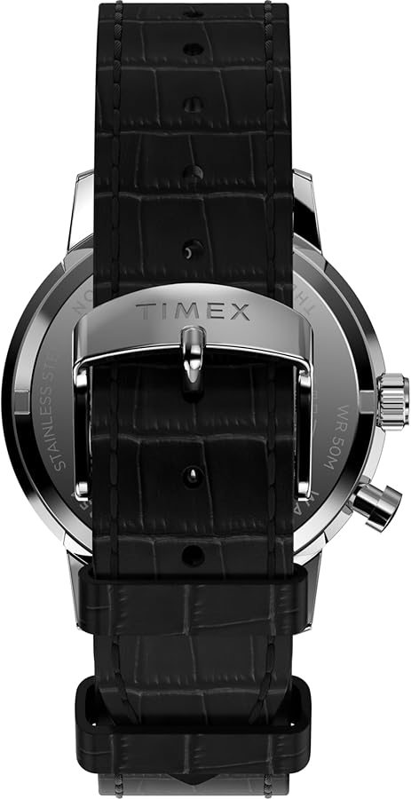 Amazon.com: Timex Men's Marlin Moon Phase 40mm Watch - Black Strap