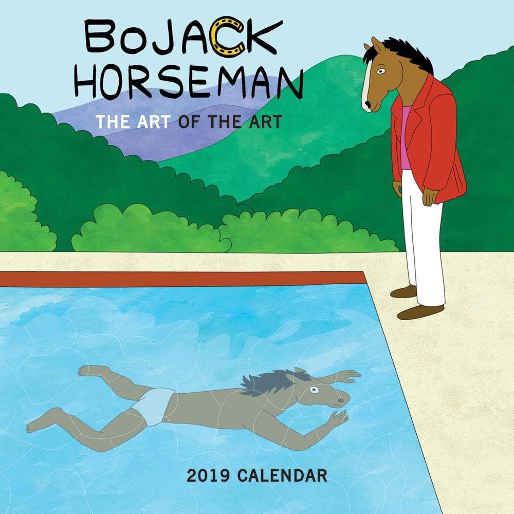 BoJack Horseman 2019 Wall Calendar: The Art of the Art Calendar โ Desk Calendar, 14 Aug. 2018