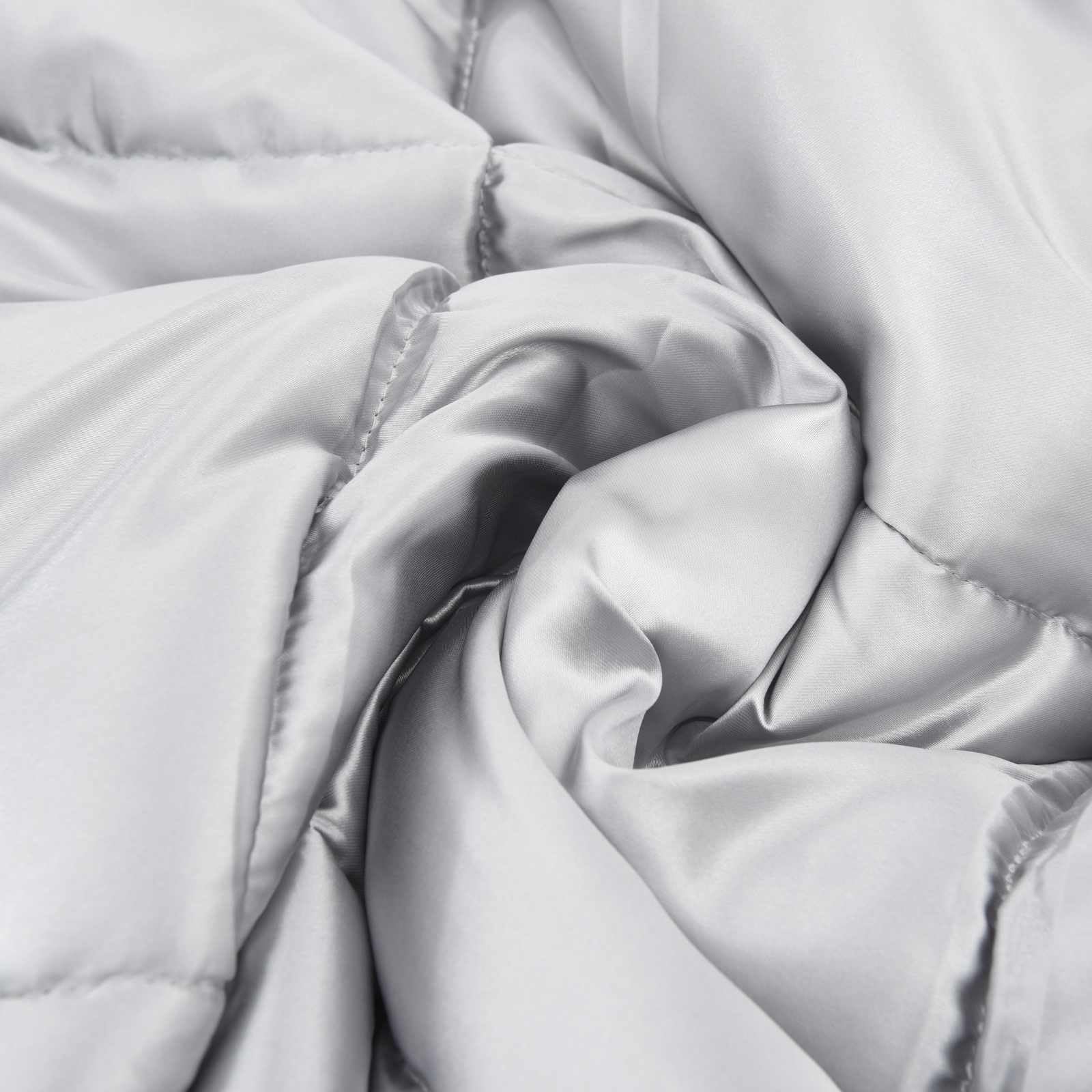Generico Duvet Invernale Argento 200 x 240 cm Satin e Micropile,Biancheria,Lenzuola e Coperte,Trapunte e piumini-42025864