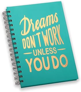 Amazon Brand - Solimo Daily Planner and Organizer, To Do List, Undated Hard Bound Planner, Laminated Covers, 150 Pages (Dreams)