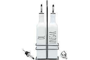 Heartland Home Ceramic Olive Oil and Vinegar Dispenser Set