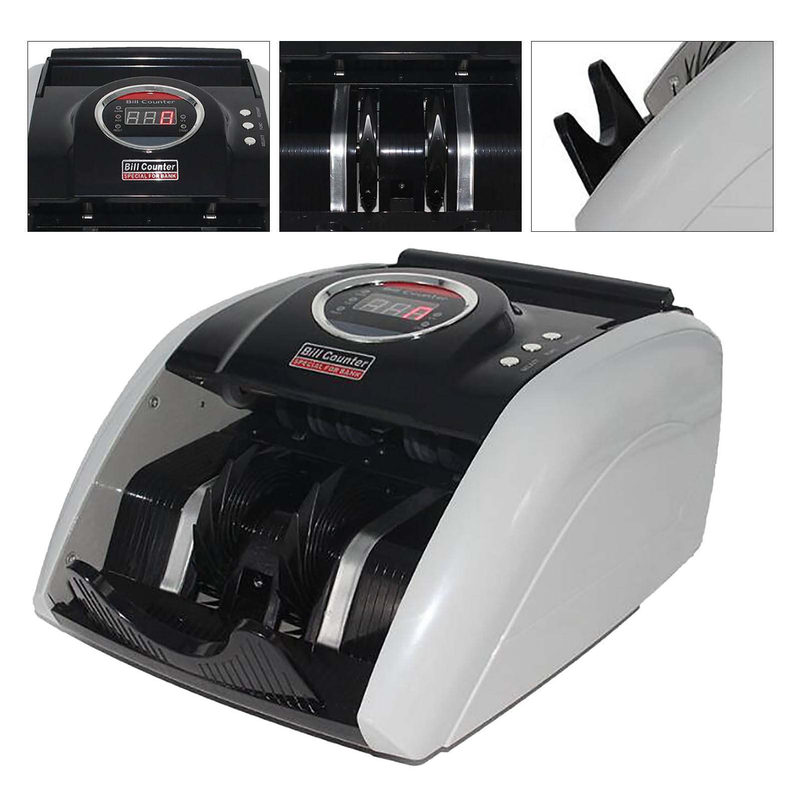 Contapoldi, contatore automatico per banconote con indicatore LED, contatore per banconote professionale