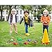 OurWarm 26 PCS 3 in 1 Carnival Outdoor Games for Kids, Soft Plastic Cones Bean Bags Ring Toss Combo Set, Birthday Party Indoor Outdoor Games Supplies for Adults and Family