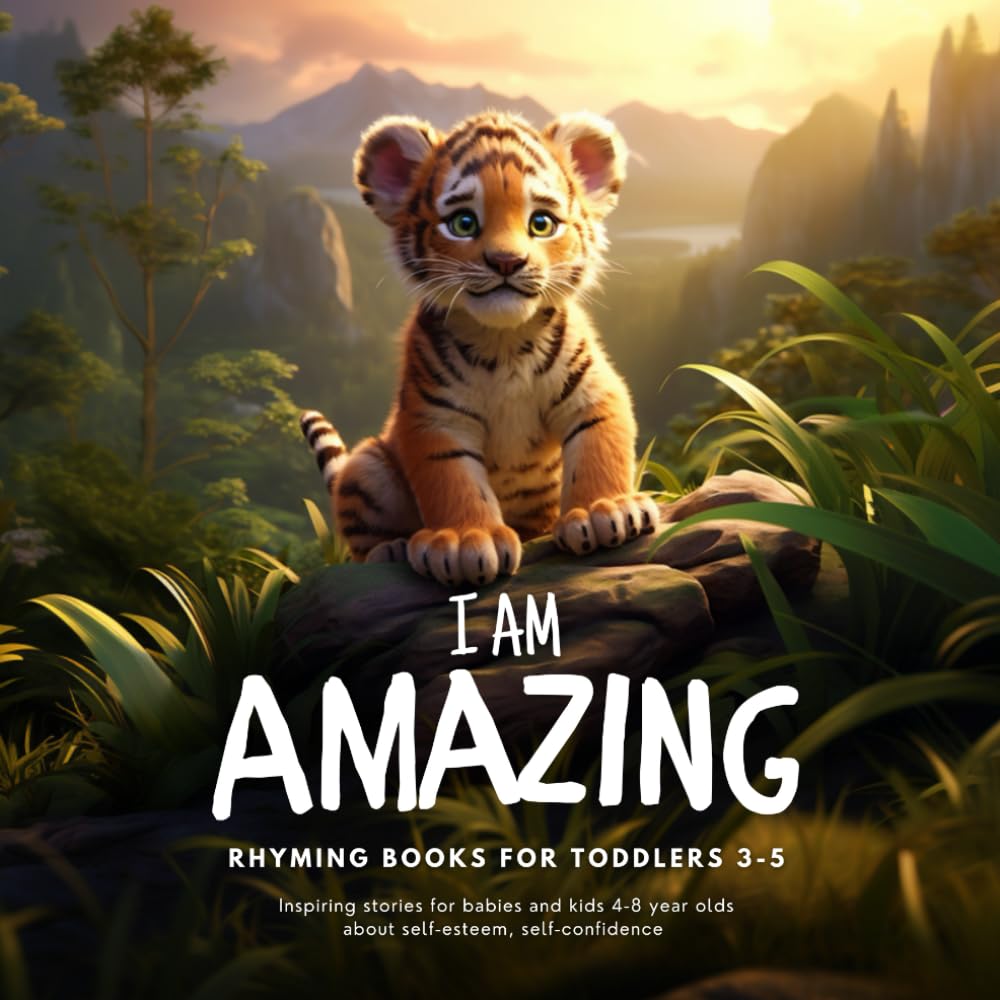 Rhyming books for toddlers 3-5: I am amazing - Inspiring stories for babies and kids 4-8 year olds about self-esteem, self-confidence | Preschool, ... book | Bed time (Self Esteem books for kids)