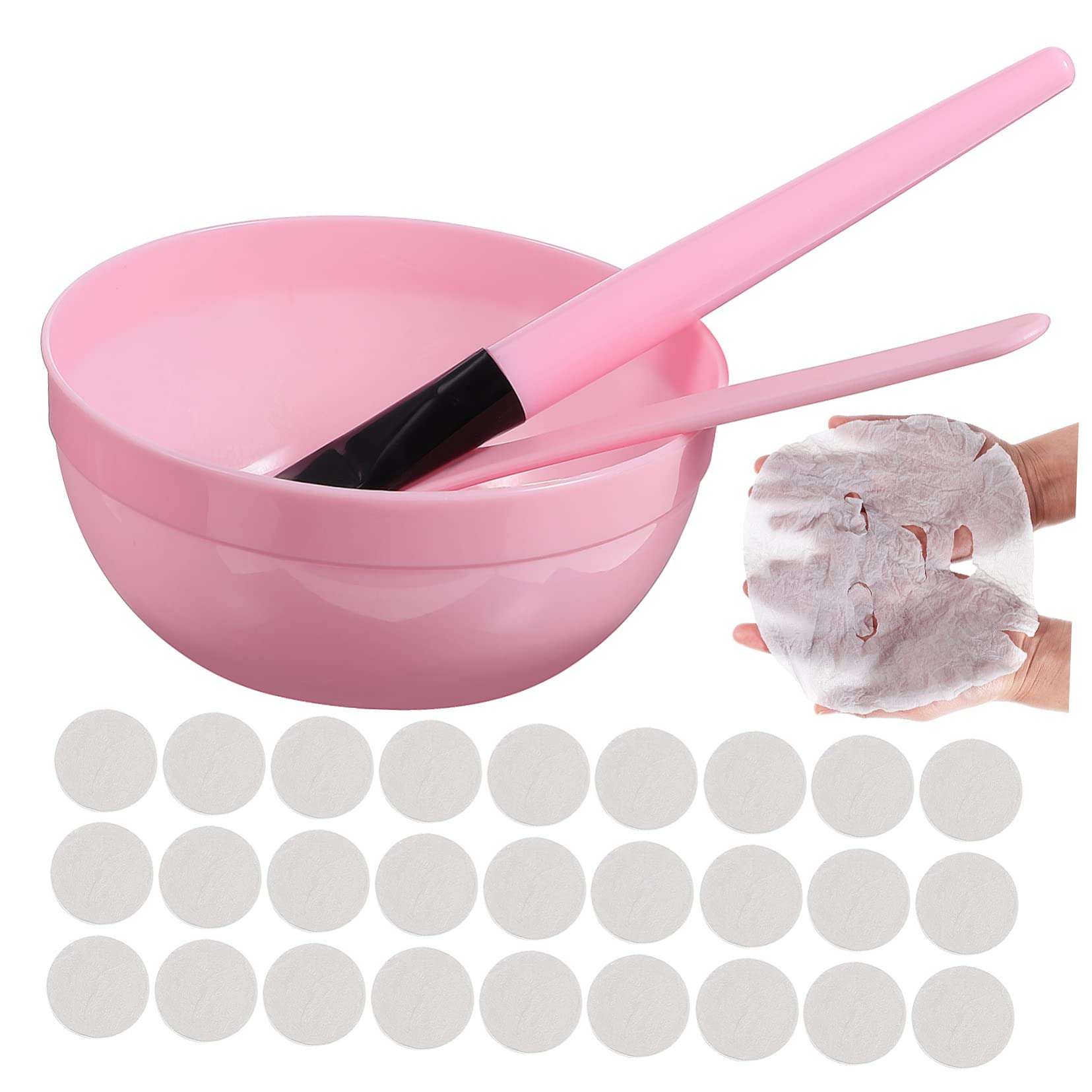 NOLITOY Skincare Tools Set Face Mask Bowl Brush and Spatula for Diy Compressed Facial Masks