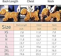 Vista 7 de Suéter para perro, suave chaleco de felpa con anillo para correa, chaqueta de invierno para perros pequeños, cachorros, gatos, Chihuahua, Yorkshire