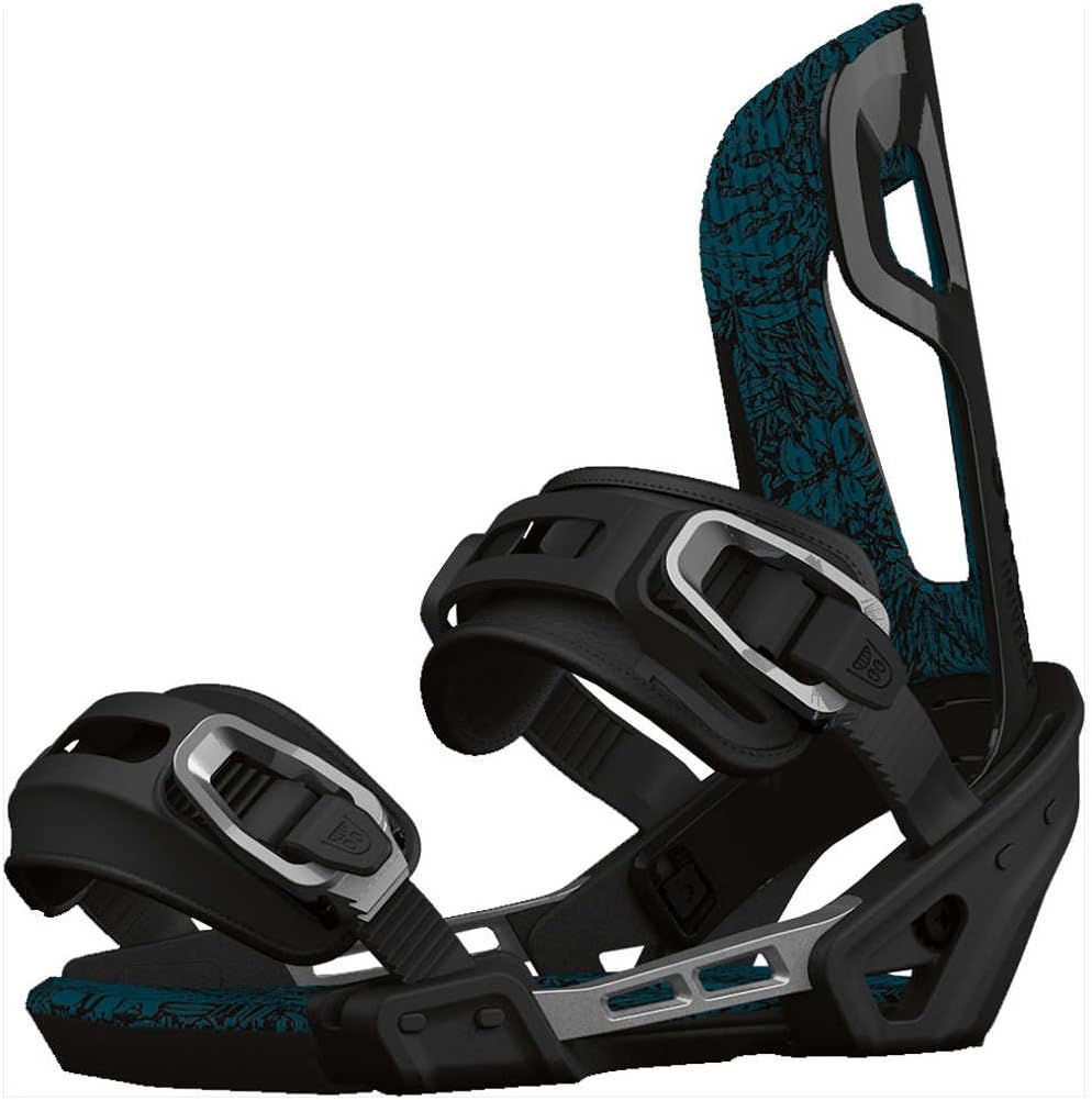 Switchback Universe Snowboard Bindings, Black, Small/Medium