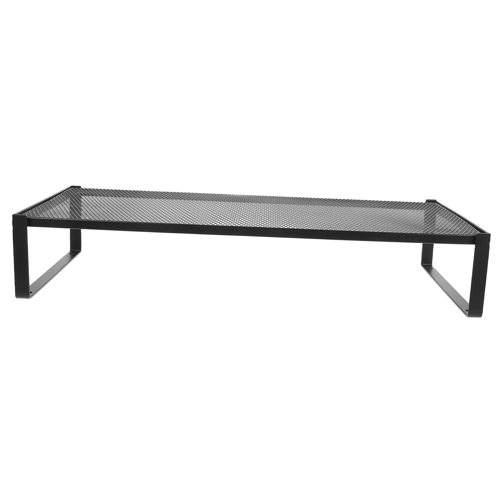 Support d'écran pour bureau rehausseur moniteur moderne en fer noir